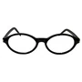 Óculos de grau Evolve, modelo Oval Preto Tendência
