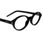 Óculos de grau Evolve, modelo Oval Preto Tendência