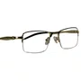 Óculos de grau Evolve, modelo Quadrado Metal em Dourado