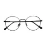 Óculos de grau Evolve, modelo Redondo Metal em Preto