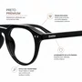 Óculos de Grau Evolve, Redondo Geométrico Preto
