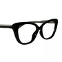 Óculos de grau feminino Evolve, modelo gatinho em Preto
