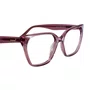 Óculos de grau feminino modelo gatinho em Rosa Translúcido