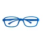 Óculos de grau infantil, modelo quadrado em Azul
