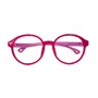 Óculos de grau infantil, modelo redondo em Rosa Claro