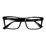 Óculos de grau masculino Evolve, modelo quadrado em Preto