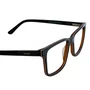 Óculos de grau masculino modelo quadrado em Preto e Marrom