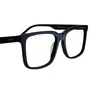 Óculos de grau masculino modelo quadrado em Preto fosco