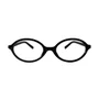 Óculos de Grau Tendência Oval Evolve Preto