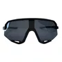 Óculos de sol Evolve, modelo esportivo em Preto com lente Cinza
