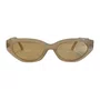 Óculos de sol feminino Evolve, modelo gatinho em Bege