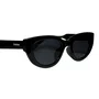 Óculos de sol feminino Evolve, modelo Gatinho em Preto