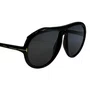 Óculos de sol feminino Evolve, modelo Máscara em Preto