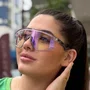 Óculos Esportivo Evolve, Lilás com Lente Roxa Espelhada Fotocromática