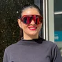 Óculos Esportivo Evolve Vermelho Espelhado