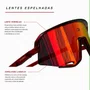 Óculos Esportivo Evolve Vermelho Espelhado