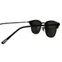 Óculos Solar Evolve Quadrado Browline Preto